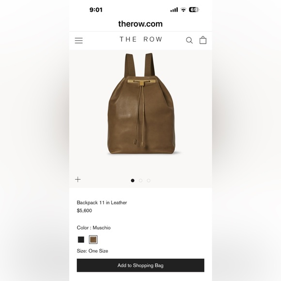 NWT The Row Backpack - Picture 2 of 8